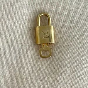 #306 Louis Vuitton Brass Lock and Key Set